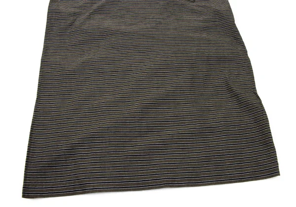 ISSEY MIYAKE Drape Neck Stripe Sleeveless Top K-174525_008
