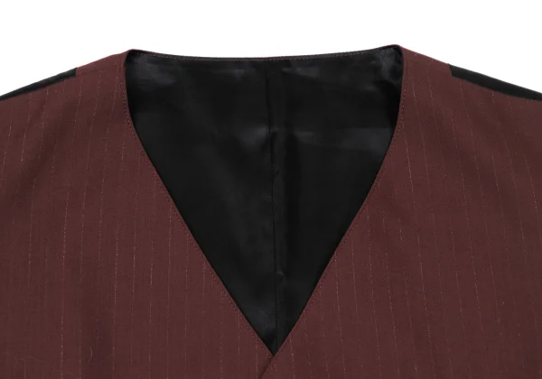 Jean Paul GAULTIER HOMME Wool Blend Pinstripe Vest K-174529_003