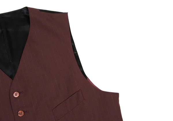 Jean Paul GAULTIER HOMME Wool Blend Pinstripe Vest K-174529_006