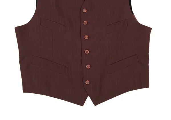 Jean Paul GAULTIER HOMME Wool Blend Pinstripe Vest K-174529_007