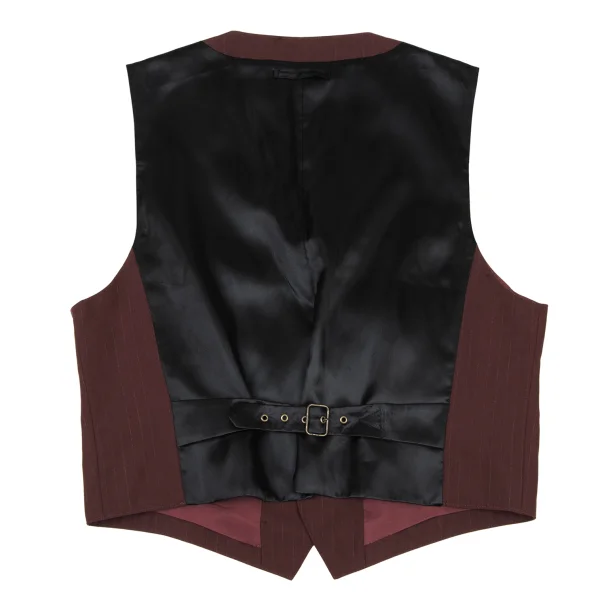 Jean Paul GAULTIER HOMME Wool Blend Pinstripe Vest K-174529_010