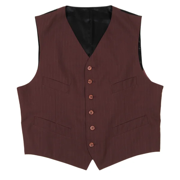 Jean Paul GAULTIER HOMME Wool Blend Pinstripe Vest & Pants K-174531_002