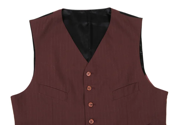 Jean Paul GAULTIER HOMME Wool Blend Pinstripe Vest & Pants K-174531_003