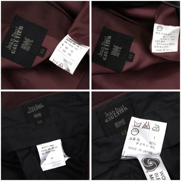 Jean Paul GAULTIER HOMME Wool Blend Pinstripe Vest & Pants K-174531_020