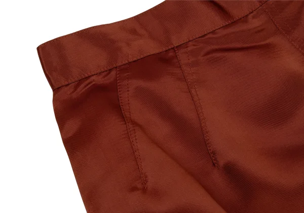 Jean Paul GAULTIER FEMME Rayon Blend Back Zip Shiny Skirt K-174538_004