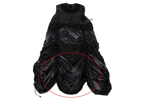 JUNYA WATANABE Mesh Switching Parachute Dress K-174541_010