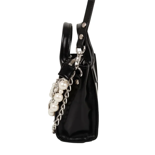 JUNYA WATANABE Perl Chain Design Leather 2WAY Bag K-174544_004