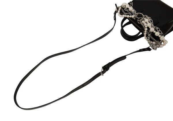 JUNYA WATANABE Perl Chain Design Leather 2WAY Bag K-174544_008