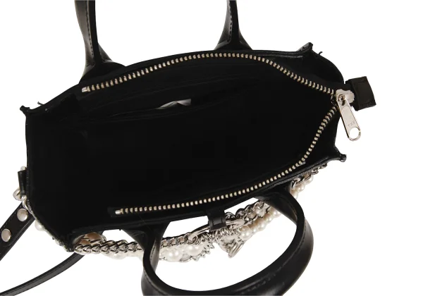 JUNYA WATANABE Perl Chain Design Leather 2WAY Bag K-174544_010