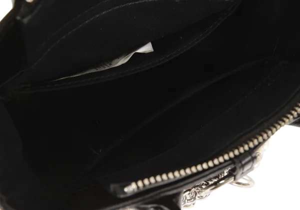 JUNYA WATANABE Perl Chain Design Leather 2WAY Bag K-174544_011