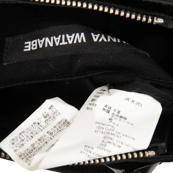 JUNYA WATANABE Perl Chain Design Leather 2WAY Bag K-174544_012