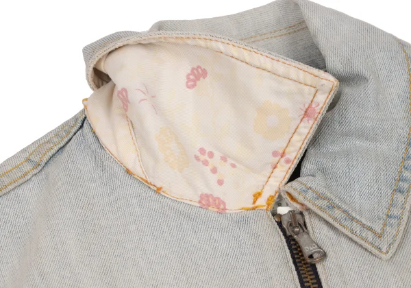 D&G Dust Finish Cropped Denim Jacket K-174549_004