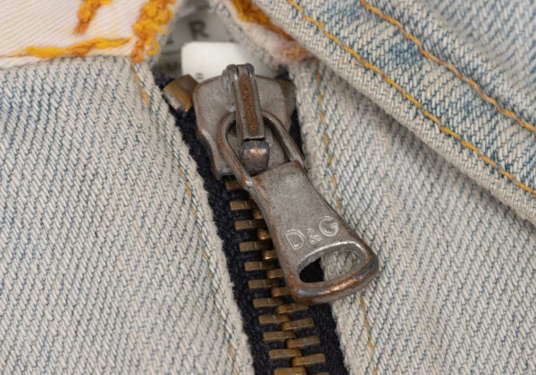 D&G Dust Finish Cropped Denim Jacket K-174549_005