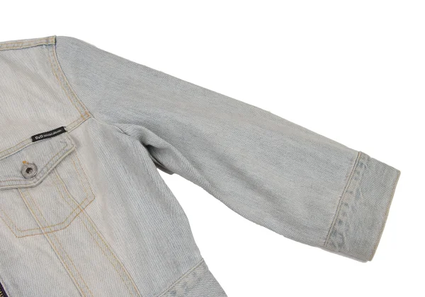 D&G Dust Finish Cropped Denim Jacket K-174549_006