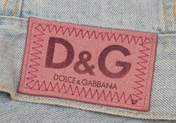 D&G Dust Finish Cropped Denim Jacket K-174549_014