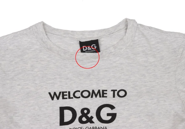 D&G Logo Printed Melange T Shirt K-174550_002