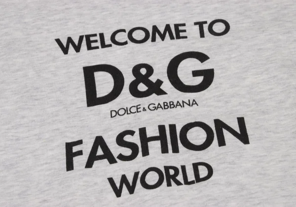 D&G Logo Printed Melange T Shirt K-174550_005