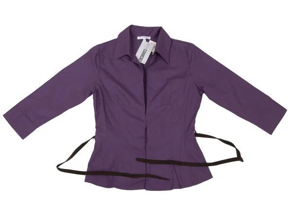 NARACAMICIE Cotton Belted Blouse K-174552_002