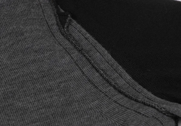 COMME des GARCONS HOMME PLUS Inside out V Neck Knit Sweater K-174556_005