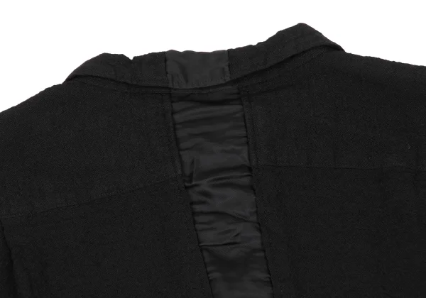 COMME des GARCONS HOMME PLUS Switching Dyed Wool Crape Shirt K-174557_015