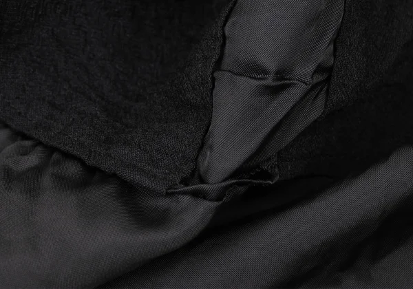 COMME des GARCONS HOMME PLUS Switching Dyed Wool Crape Shirt K-174557_016