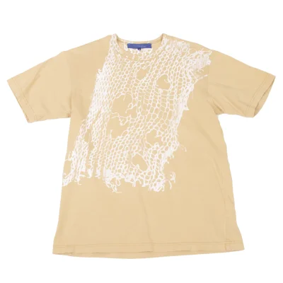 JUNYA WATANABE MAN COMME des GARCONS Mesh Stole Printed T-shirt