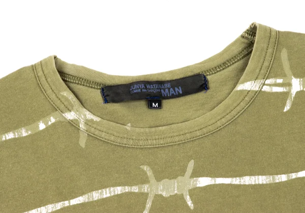 JUNYA WATANABE MAN COMME des GARCONS Barbed Wire Print T-shirt K-174565_003