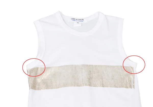 COMME des GARCONS Foil Print Tank Top K-174568_002