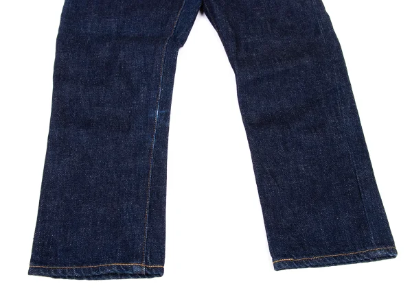 green Logo Button Cropped Jeans K-174569_007