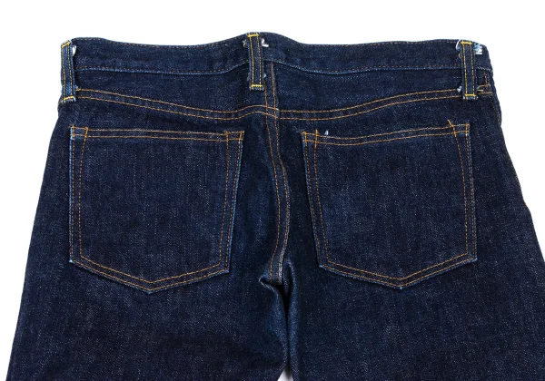 green Logo Button Cropped Jeans K-174569_010