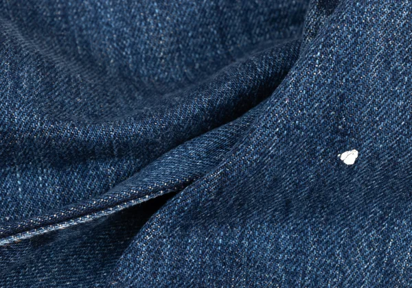 green Logo Button Washed Slim Fit Jeans K-174570_012