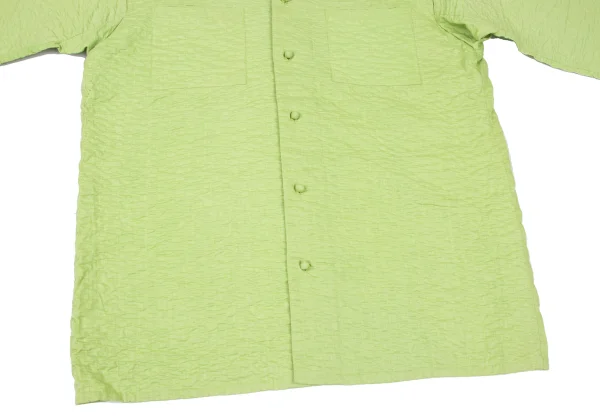 ASHA BY MDS Patch Pockets Sashiko Stitched Band Collar Shirt K-174573_012