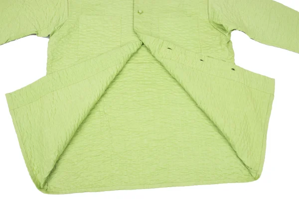 ASHA BY MDS Patch Pockets Sashiko Stitched Band Collar Shirt K-174573_013