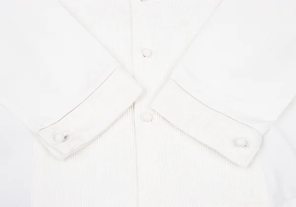 ASHA BY MDS Cotton Front Tuck Band Collar Shirt K-174577_009