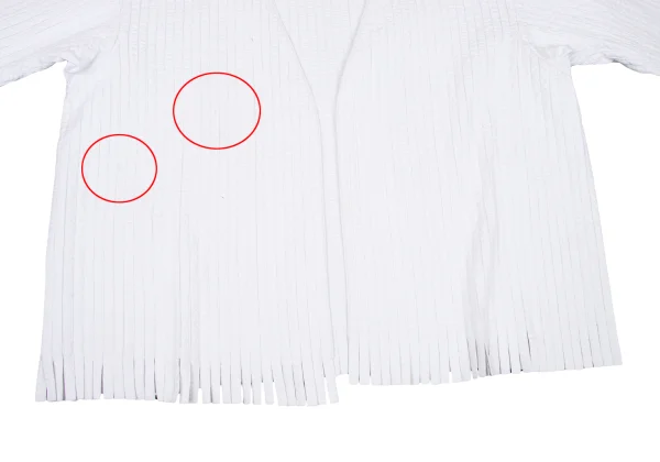 ASHA BY MDS Cotton Taped Fringe Buttonless Jacket K-174579_011