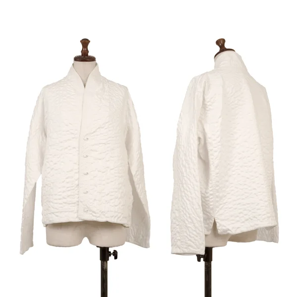 ASHA BY MDS Sashiko Stand Collar Jacket White M K-174582_001