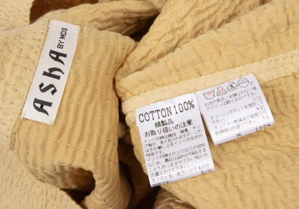 ASHA BY MDS Crinkled Sashiko Collarless Jacket K-174583_015