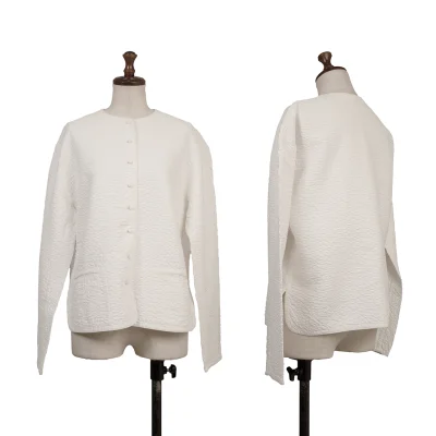ASHA BY MDS Wrinkled Collarless Jacket