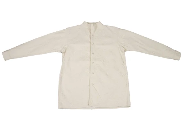 ASHA BY MDS Cotton Check Embroidered Stand-Collar Jacket K-174589_002