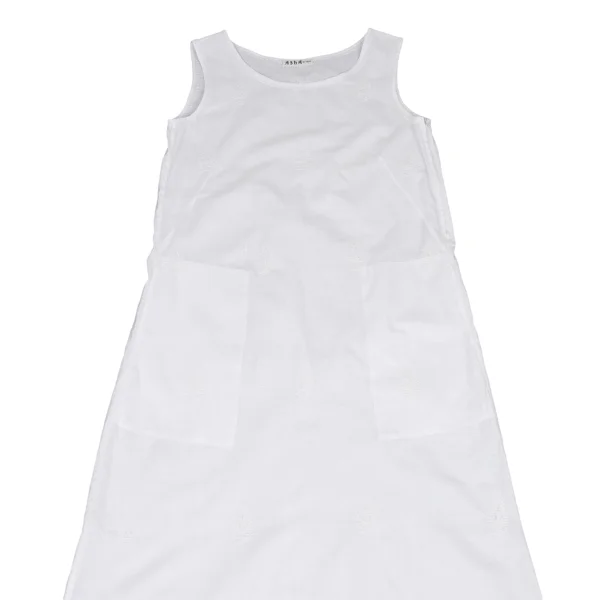 ASHA BY MDS Leaf Embroidered Sleeveless Dress K-174593_003