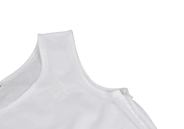 ASHA BY MDS Leaf Embroidered Sleeveless Dress K-174593_005