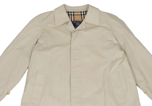 Burberrys' Poly Cotton Nova Check Lining Balmacaan Coat K-174594_002