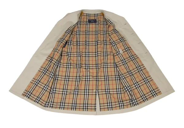Burberrys' Poly Cotton Nova Check Lining Balmacaan Coat K-174594_012
