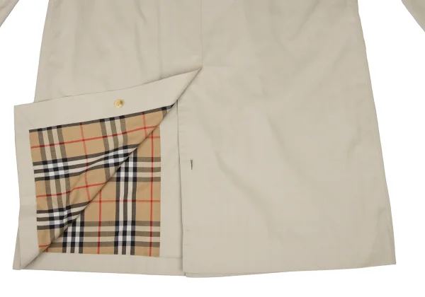 Burberrys' Poly Cotton Nova Check Lining Balmacaan Coat K-174594_016