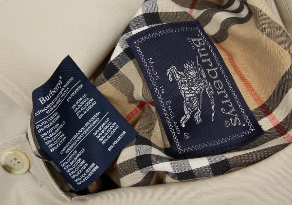 Burberrys' Poly Cotton Nova Check Lining Balmacaan Coat K-174594_019