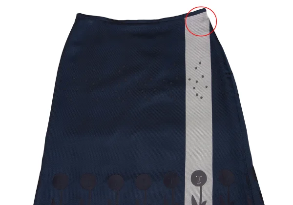 mina perhonen Floral Jacquard Silk Skirt K-174597_003