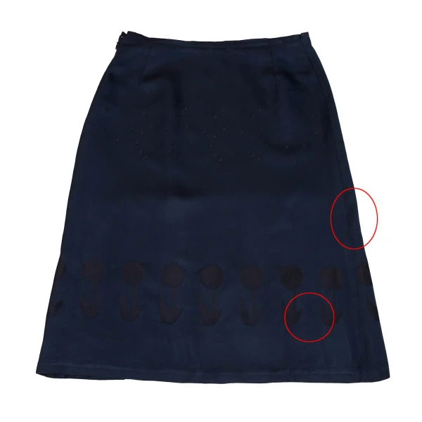 mina perhonen Floral Jacquard Silk Skirt K-174597_011