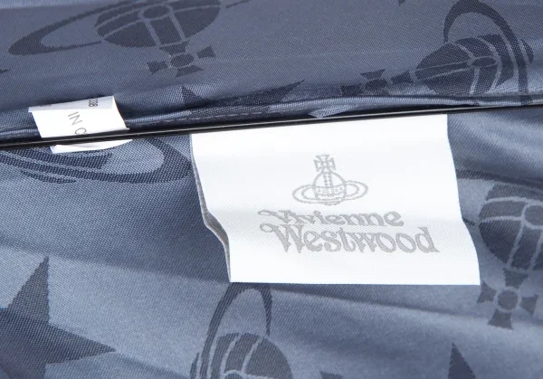 ヴィヴィアンウエストウッドVivienne Westwood オーブ柄折り畳み傘 紺