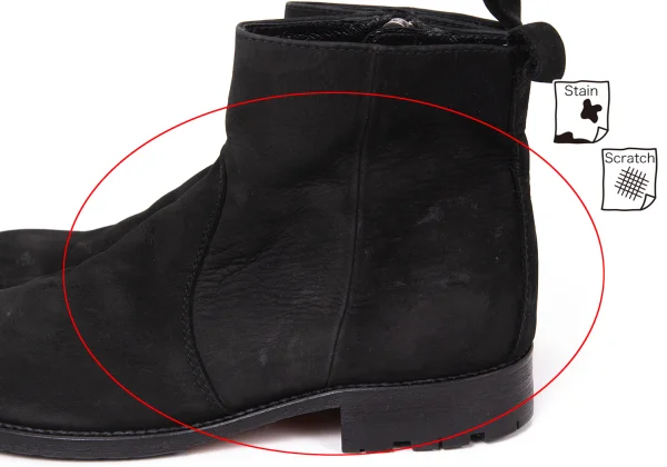 LIMI feu Side-zip Suede Boots K-174602_004