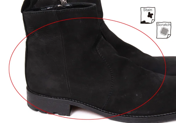 LIMI feu Side-zip Suede Boots K-174602_005